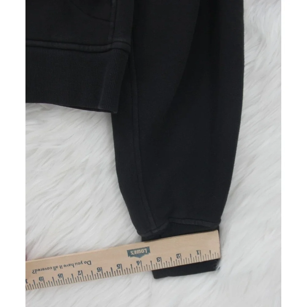 Lululemon Athletica Scuba Oversized 1/2 Zip Hoodie XS/S Black Kangaroo Pocket